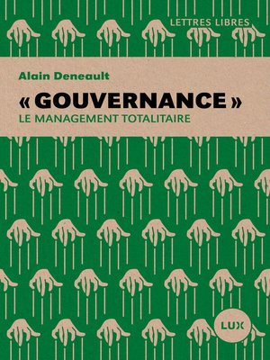 cover image of « Gouvernance »